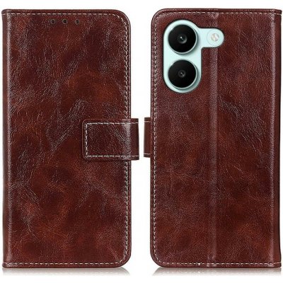 VSECHNONAMOBIL 139766 RETRO Peněženkový obal POCO X8 Pro hnědý – Zboží Živě