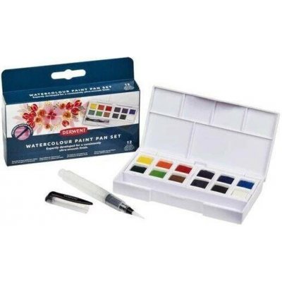 Derwent Inktense paint pan set 12 ks – Zboží Dáma