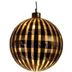 NIPEKO Dekor. koule LED 15cm zl. b.mat bat.tim. – Hledejceny.cz