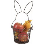 Hnědý drátěný dekorační košík králík Bunny Ø 15*34 cm – Hledejceny.cz