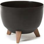 LAMELA plastová mísa na nožkách ROMA 40 cm černý – Sleviste.cz