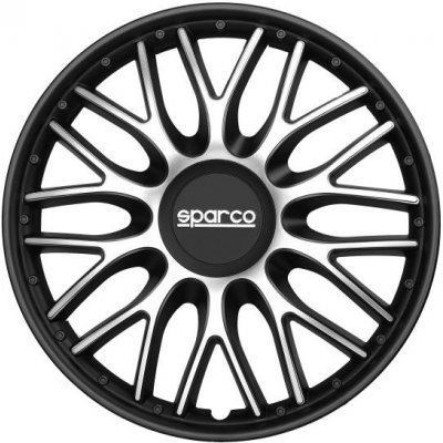 Kryty kol SPARCO ROMA 16", stříbrná/černá | Zboží Auto
