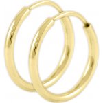 Soliter Zlaté náušnice kruhy 231 001 00333 – Zboží Mobilmania
