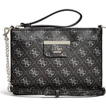 Guess Belfort crossbody Clutch černá