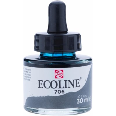 Ecoline Akvarelová barva 30 ml Deep Grey