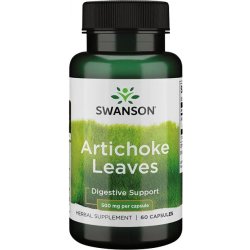 Swanson Artichoke LeavesListy artyčoku 500 mg 60 kapslí