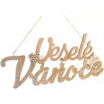Dakls, Veselé Vánoce - dřevěná dekorace na zeď – Hledejceny.cz