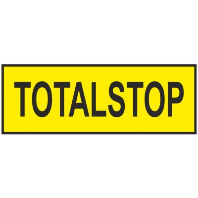 TOTAL STOP 2 samolepící vinylová fólie 150x50mm-4ks – Hledejceny.cz