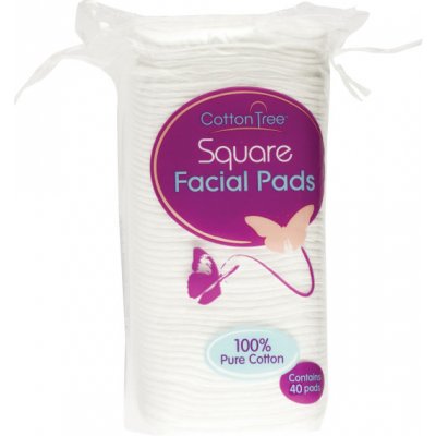 Cotton Tree odličovací čtvercové polštářky 40 ks – Zboží Dáma