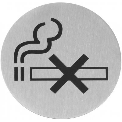 Hendi Cedule na dveře, zákaz kouření, o75mm – Zboží Dáma