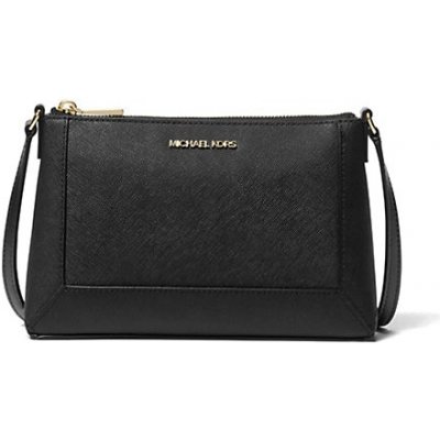 Michael Kors Sallie medium kožená crossbody kabelka černá – Hledejceny.cz