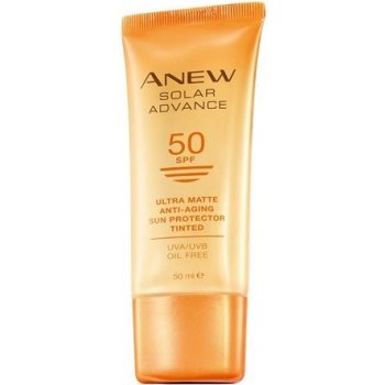 Avon - Sun+ matující tónovací krém na opalování proti stárnutí pleti SPF50 50 ml