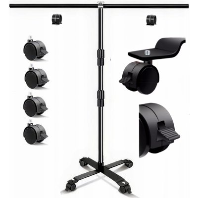 Stativ Silný pro Fotografické Pozadí Typ T PŘÍČKA 150x200cm Mobilní – Sleviste.cz