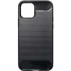 Pouzdro ForCell Carbon Apple iPhone 12, iPhone 12 Pro černé