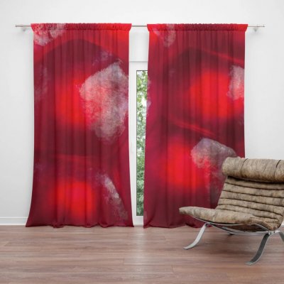 Sablio Závěs Granátové jablko: 2ks 140x250cm – Hledejceny.cz
