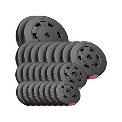 Hop-Sport Sada cementových závaží 90kg - 2x10, 8x5, 8x2.5, 8x1.25 - 31mm – Zboží Mobilmania