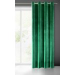 EUROFIRANY ZATEMŇOVACÍ ZÁVĚS NA KROUŽCÍCH SAMANTA 140X250 CM ZELENÁ – Hledejceny.cz