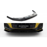 Maxton Design spoiler pod přední nárazník pro Audi Q7 Mk2 S-Line Facelift, černý lesklý plast ABS – Zboží Mobilmania