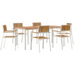 OMAXI 461674 Zahradní jídelní souprava 7 pcs Hnědá masivní akáciové dřevo – Hledejceny.cz