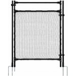 Vstupní branka k univerzálním ohradním sítím, výška 90 cm, šířka 81 cm, 2 hroty, nevodivá – Hledejceny.cz
