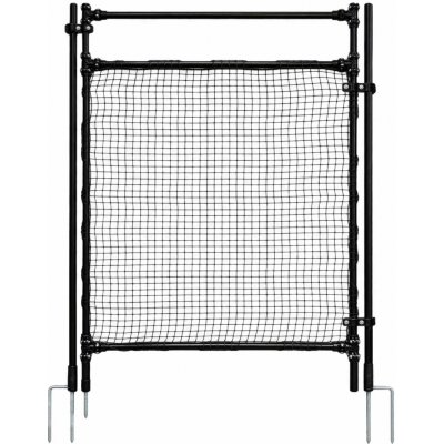 Vstupní branka k univerzálním ohradním sítím, výška 90 cm, šířka 81 cm, 2 hroty, nevodivá – Hledejceny.cz