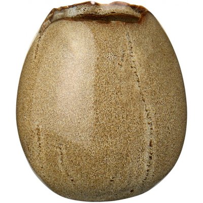 Kameninová vázička Ib Laursen ve tvaru vajíčka V.9,5 cm hnědá – Hledejceny.cz