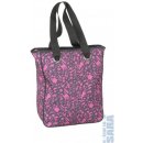 Bagmaster textilní kabelka Lichi LB 091 B black/pink/print