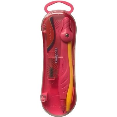 Keyroad kružítko Flow displej růžové – Zboží Dáma