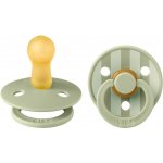 Bibs dudlíky kaučuk Colour Pin 2 ks Sage mix – Sleviste.cz