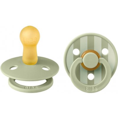 Bibs dudlíky kaučuk Colour Pin 2 ks Sage mix – Sleviste.cz