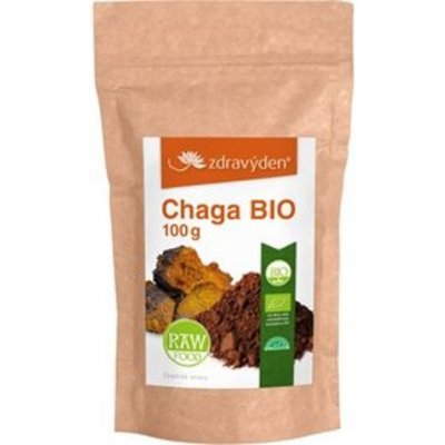 Zdravý den Chaga BIO prášek 100 g – Hledejceny.cz