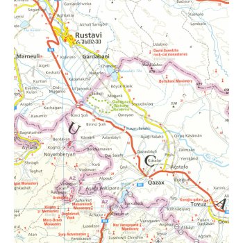 Kavkaz Caucasus 1:650.000 mapa RKH