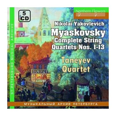 Nikolai Myaskovsky - Complete String Quartets Nos. 1-13 CD – Hledejceny.cz