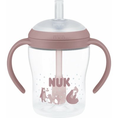 NUK Perfect Match láhev s brčkem 150 ml Bear – Zboží Dáma