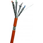 Datacom 12161 S/FTP, drát, CAT7, LSOH, 100m, oranžový – Zboží Živě