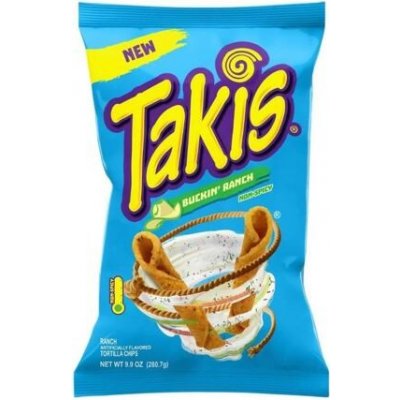 Takis tortilové chipsy s příchutí dresinku Ranch 280,7 g – Zboží Dáma