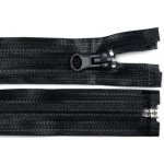 Voděodolný zip šíře 7 mm délka 80 cm spirálový - 322 černá – Hledejceny.cz