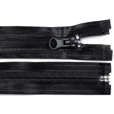 Voděodolný zip šíře 7 mm délka 80 cm spirálový - 322 černá – Hledejceny.cz