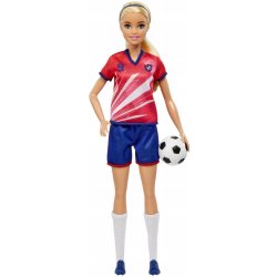 Barbie Fotbalová blond culík barevné # 9 U