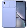 Pouzdro a kryt na mobilní telefon Apple Pouzdro SLIDE Case Apple iPhone XR fialové
