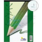 SEVT Blok A5 šitý čtverečkovaný 5x5 mm 50 listů – Zboží Živě