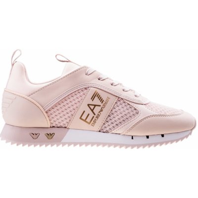 Emporio Armani dámské sneakersy Ea7 Blk & Wht Laces X8X027XK050S298 růžový