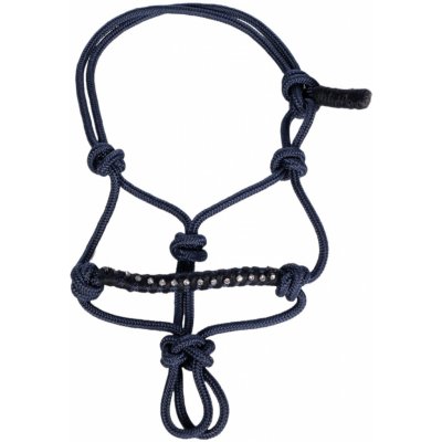 Ohlávka Hobby Horsing HKM provazová tmavě modrá – Hledejceny.cz