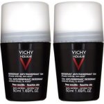 Vichy Deodorant roll-on pro citlivou pokožku Homme 72H (Deodorant Anti-Transpirant) 2 x 50 ml – Zboží Mobilmania
