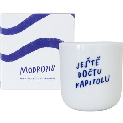 Bella Rose Porcelánový hrnek Ještě dočtu kapitolu bílá barva porcelán 270 ml – Zboží Dáma