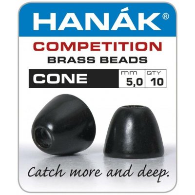 Hanák Competition Konické hlavičky CONE Black 5 mm 10 ks – Hledejceny.cz