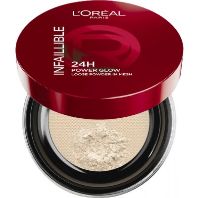 L'Oréal Paris Rozjasňující pudr 24H Power Glow Loose Powder Universal 10 g – Hledejceny.cz