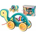 KIK KX5431 Dřevěné chrastítko na provázku mobilní želva – Hledejceny.cz