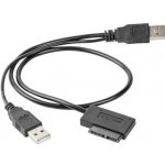 Kabel CABLEXPERT externí adaptér USB na Slim SATA SSD, DVD | KAB051C1T – Sleviste.cz