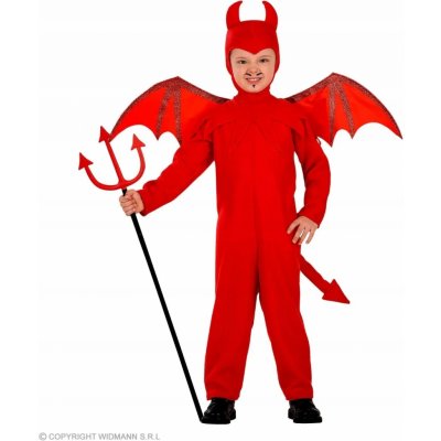 Set čert rohy+ocas+kombinéza+křídla – Zbozi.Blesk.cz